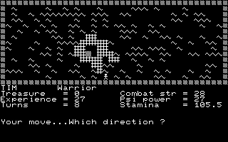 The Valley - Swamp scene on the Sharp MZ-80K