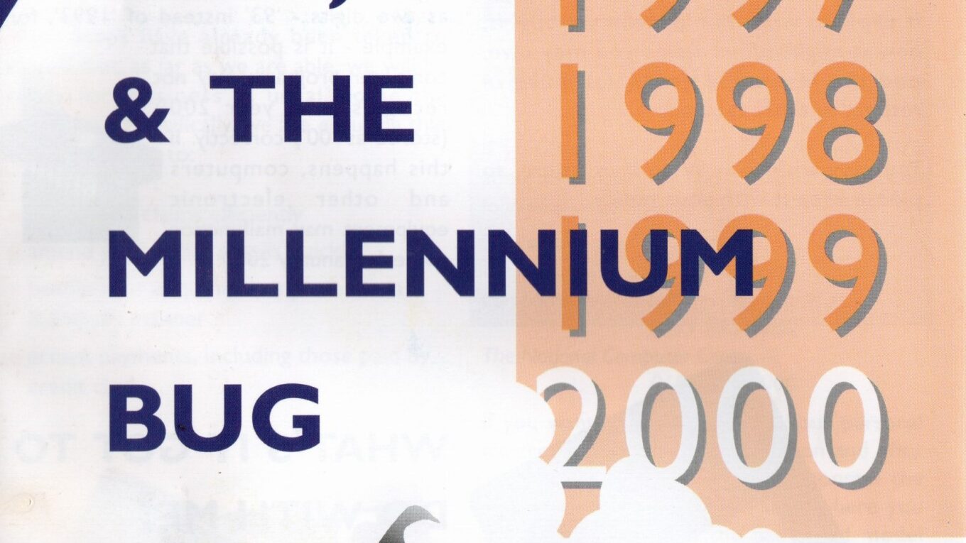 RSA leaflet from the late 1990s titled you, us and the millennium bug