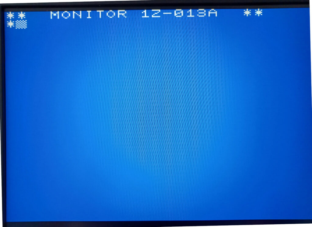 Sharp MZ-700 boot screen on the Pico MZ emulator