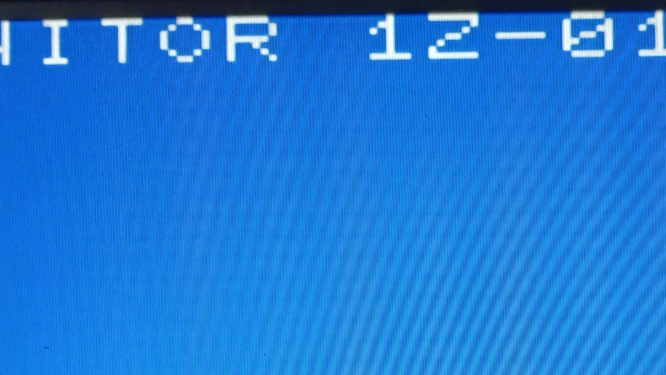 Sharp MZ-700 boot screen on the Pico MZ emulator